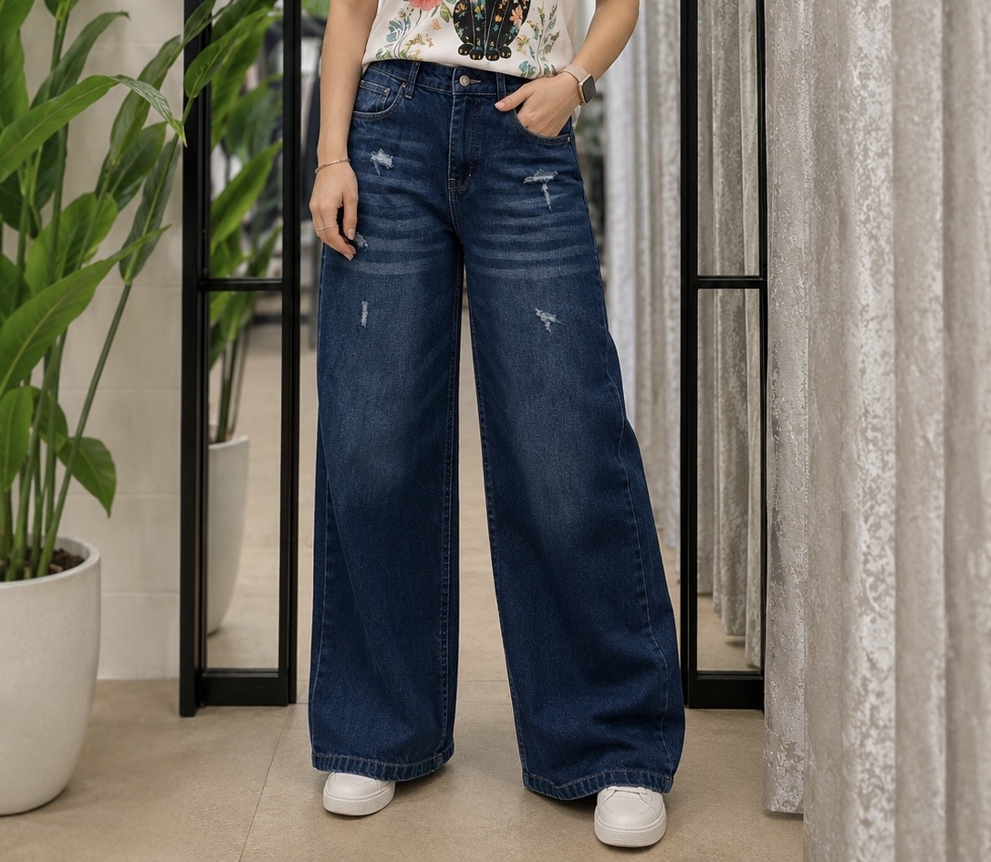 شلوارنمیبگ کمرنمیکش جنس لی پارچه خارجی